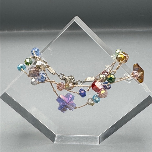 Glass beaded bracelet - Picture 2 of 4